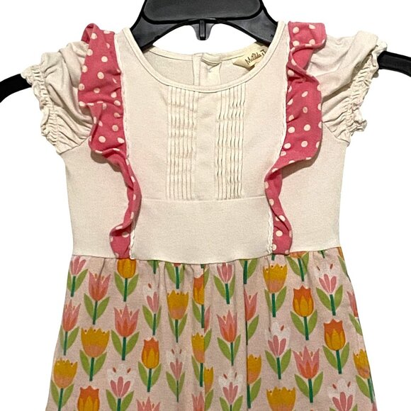 Matilda Jane Girls Jumpsuit 18-24 months Spring Floral Print Flowers Playsuit - Picture 2 of 8